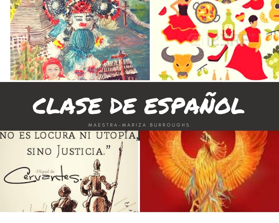 Spanish class collage