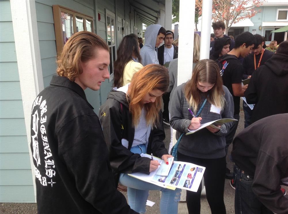 Students at Bite of Reality 