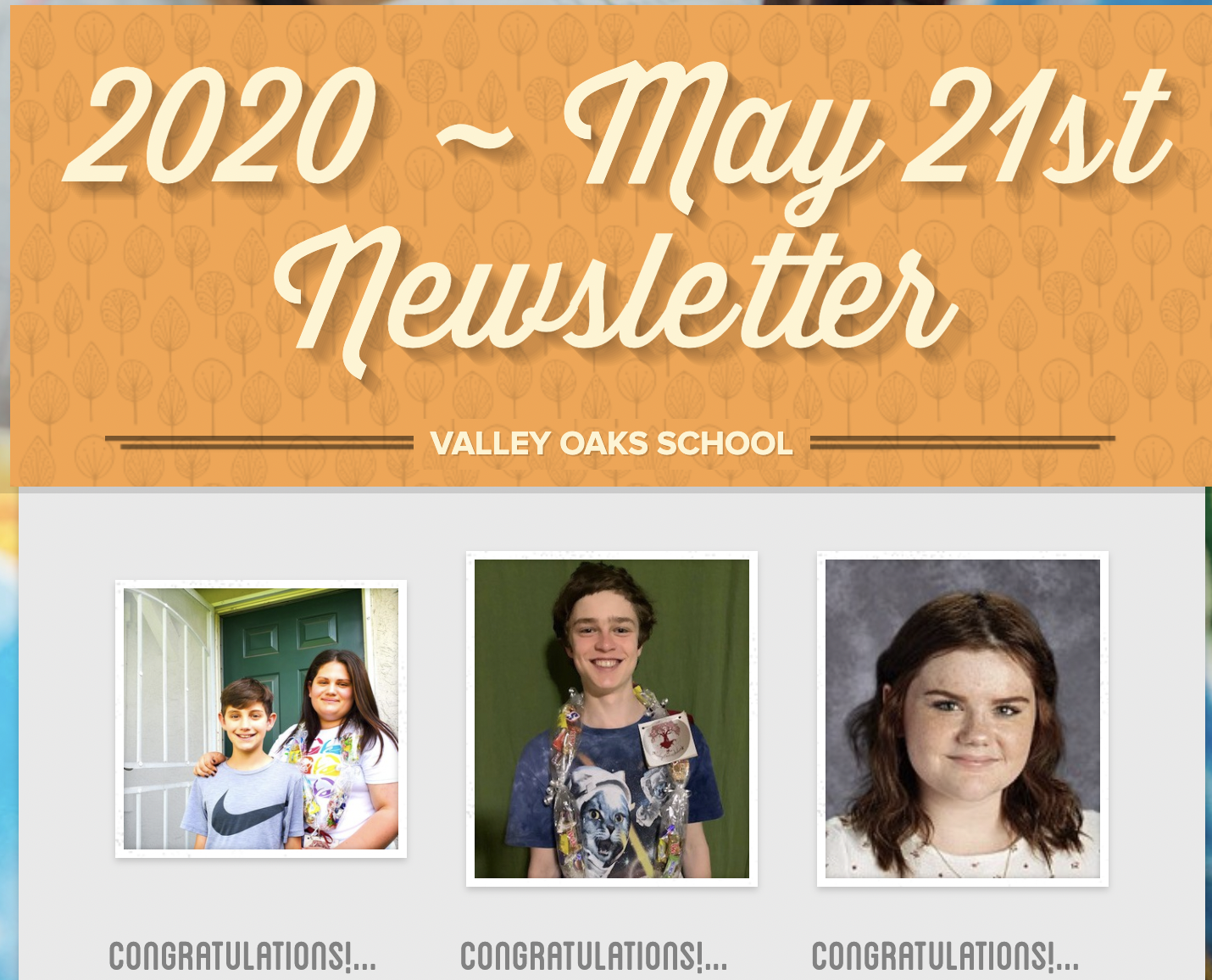 May 2020 Newsletter