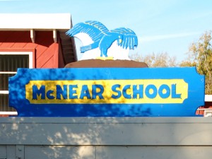 McNear School Sign