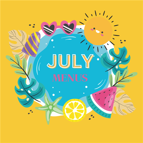 July menu