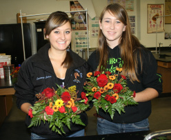 Floral Arrangement Students