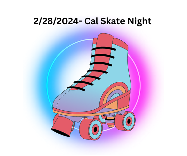 A roller skate with bright circle border